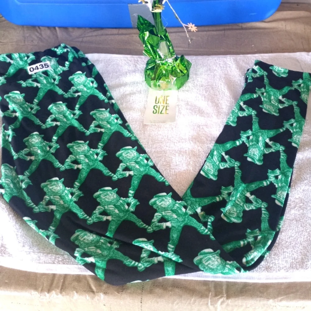 ONE size Leprechaun leggings - Picture 1 of 2